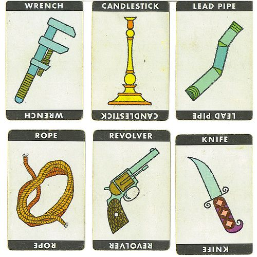 cluedo murder weapons