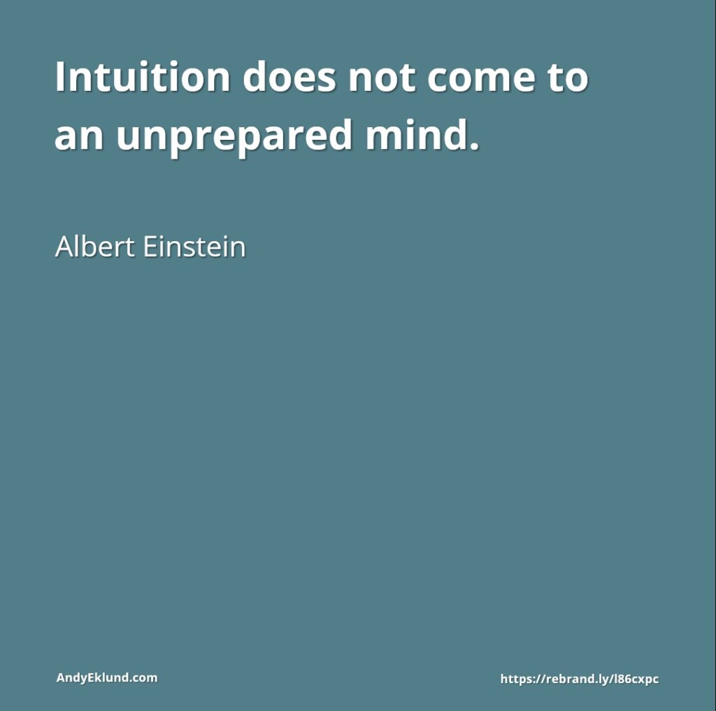 Einstein and Intuition