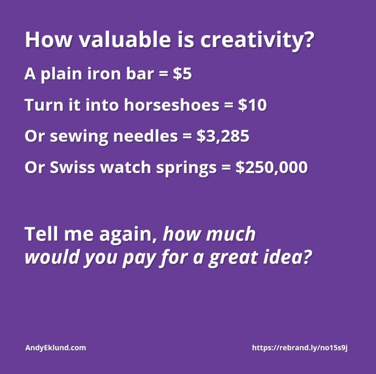 Making Creativity Visible with Money