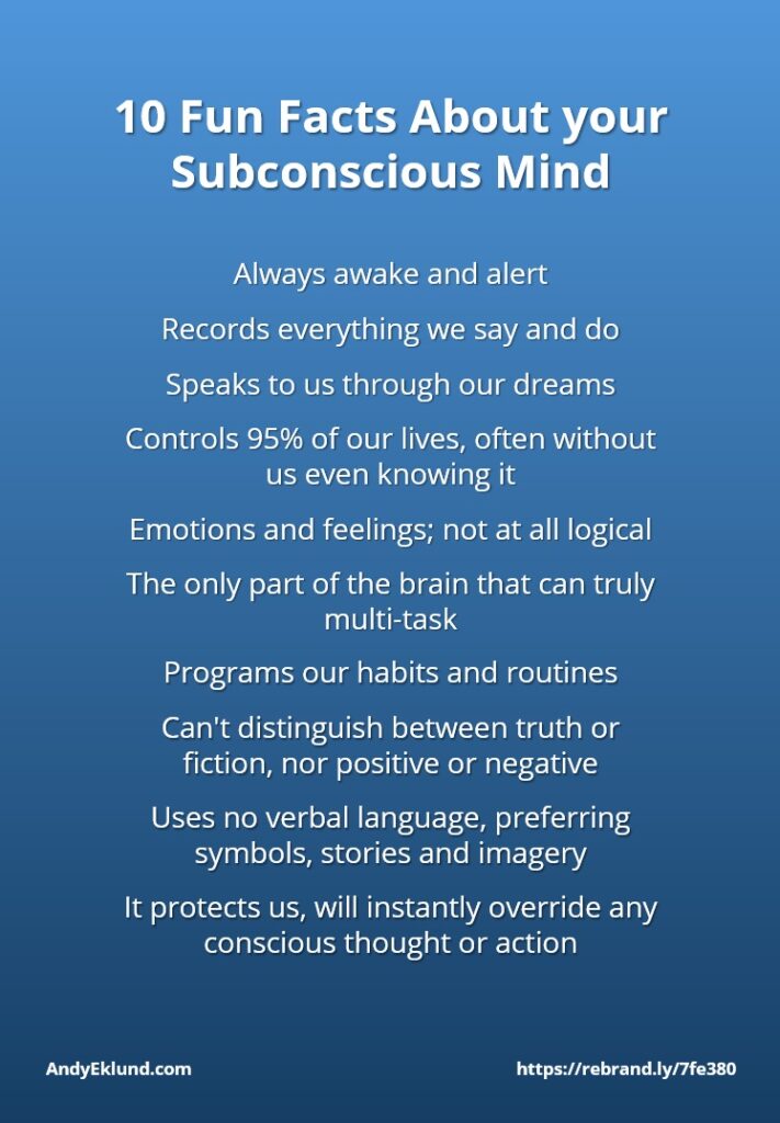 Subconscious Fun Facts