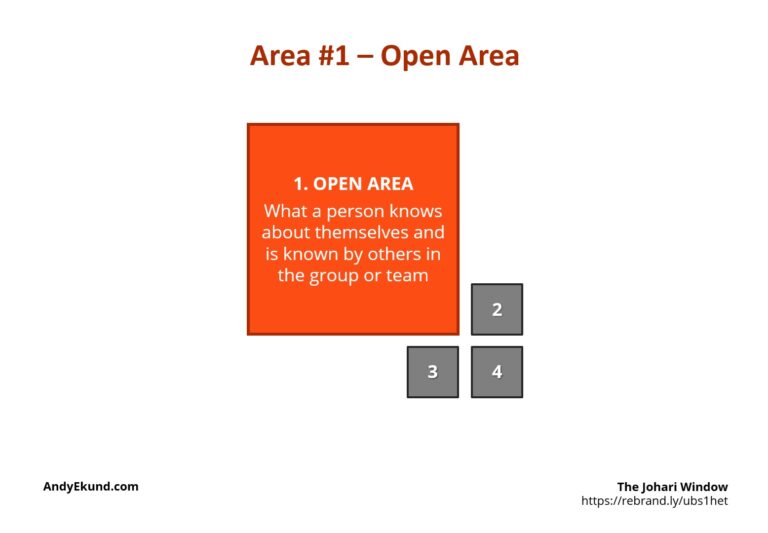 Johari Window, Open Area